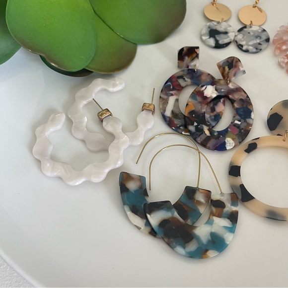 Earring LOT of 6 Fashion Earrings. NWT - Picture 9 of 10